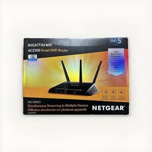 NETGEAR Nighthawk R7000P AC2300 Smart WiFi Router Bundle w/ AC Adapter